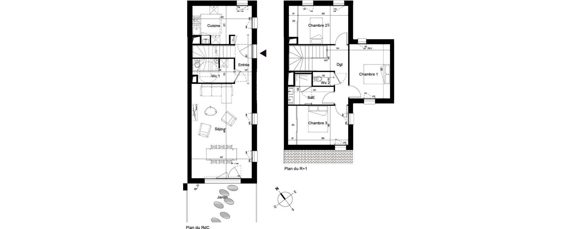 Maison T4 de 98,09 m2 &agrave; Ch&acirc;telaillon-Plage Centre