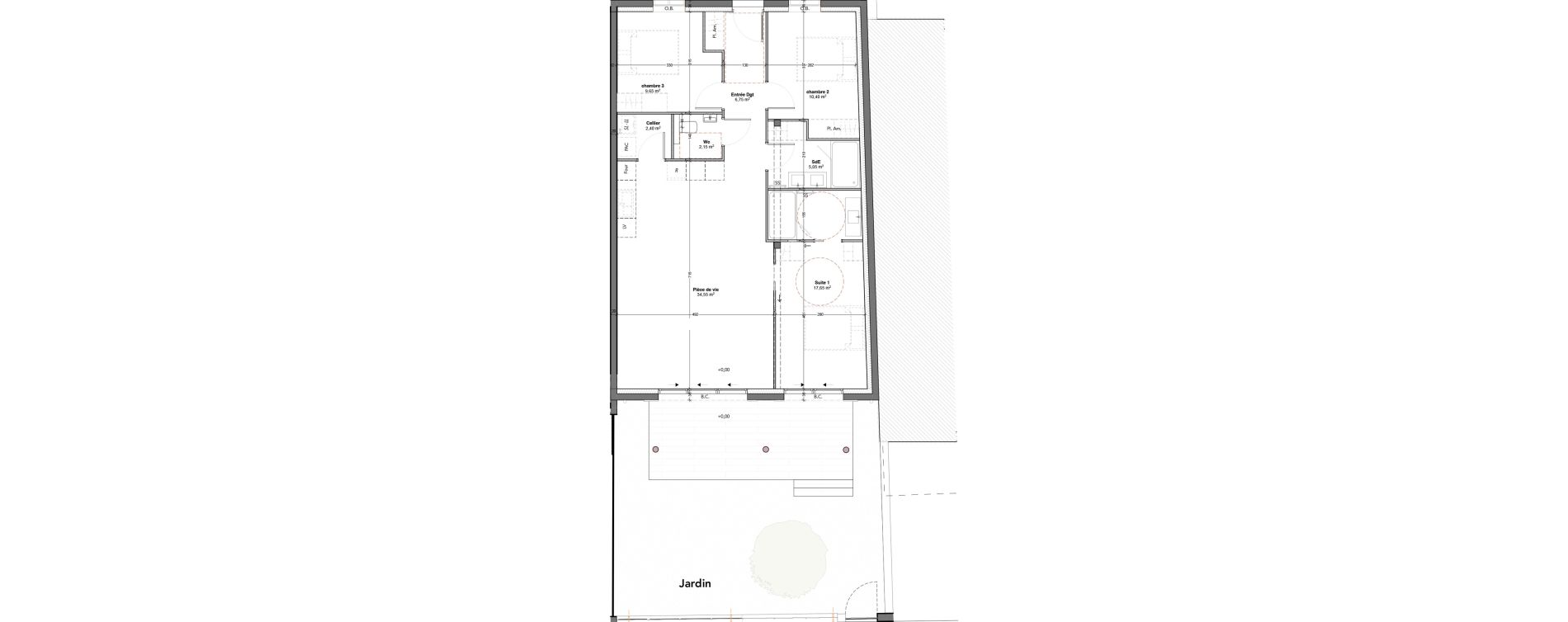 Appartement T4 de 88,65 m2 &agrave; Ch&acirc;telaillon-Plage Centre