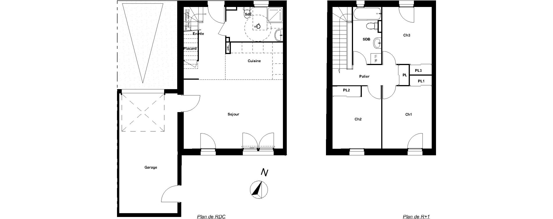 Maison T4 de 81,74 m2 &agrave; Dompierre-Sur-Mer Centre