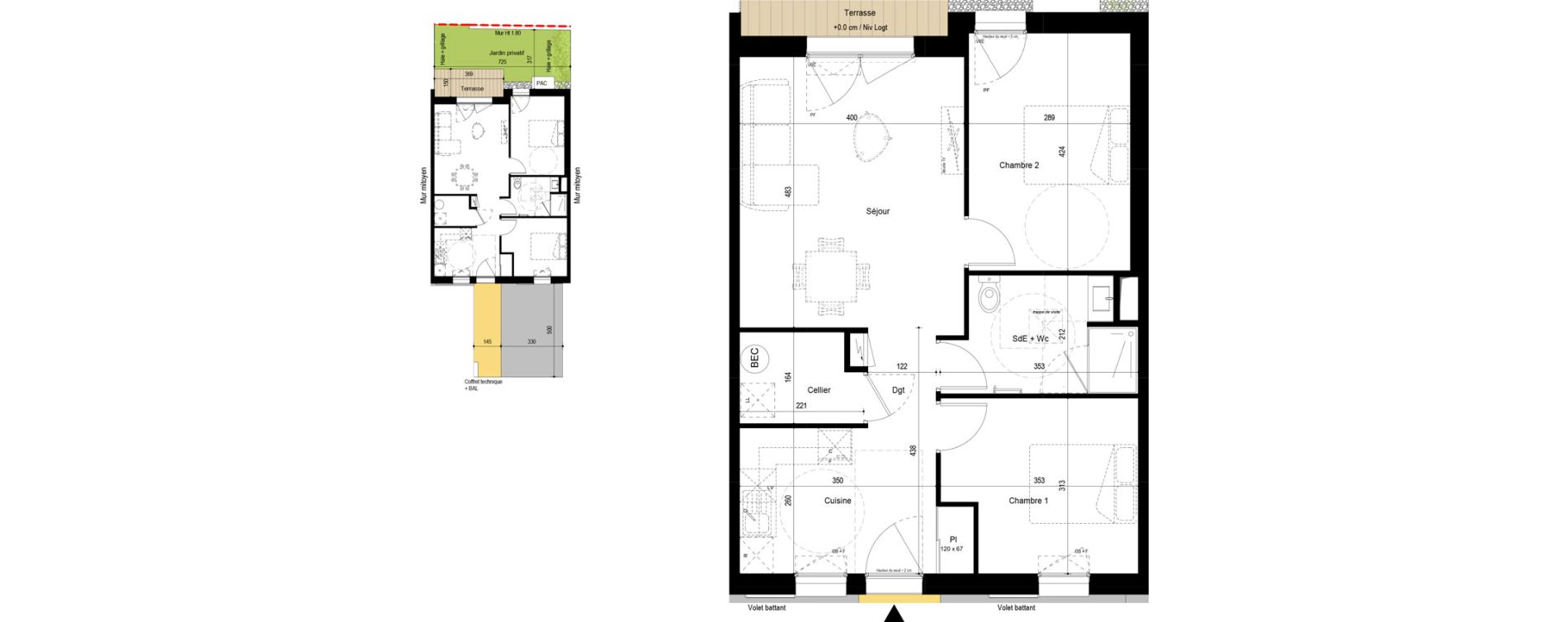 Appartement T3 de 63,78 m2 &agrave; Fouras Centre