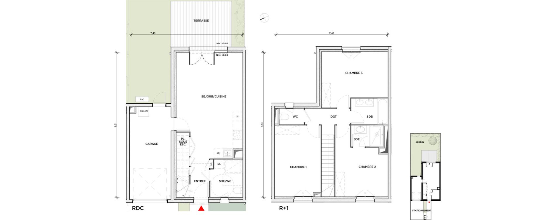 Villa T4 de 91,00 m2 &agrave; Fouras Centre