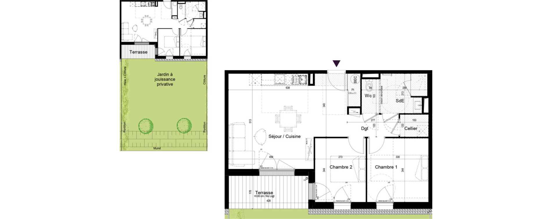 Appartement T3 de 63,28 m2 &agrave; Fouras Centre