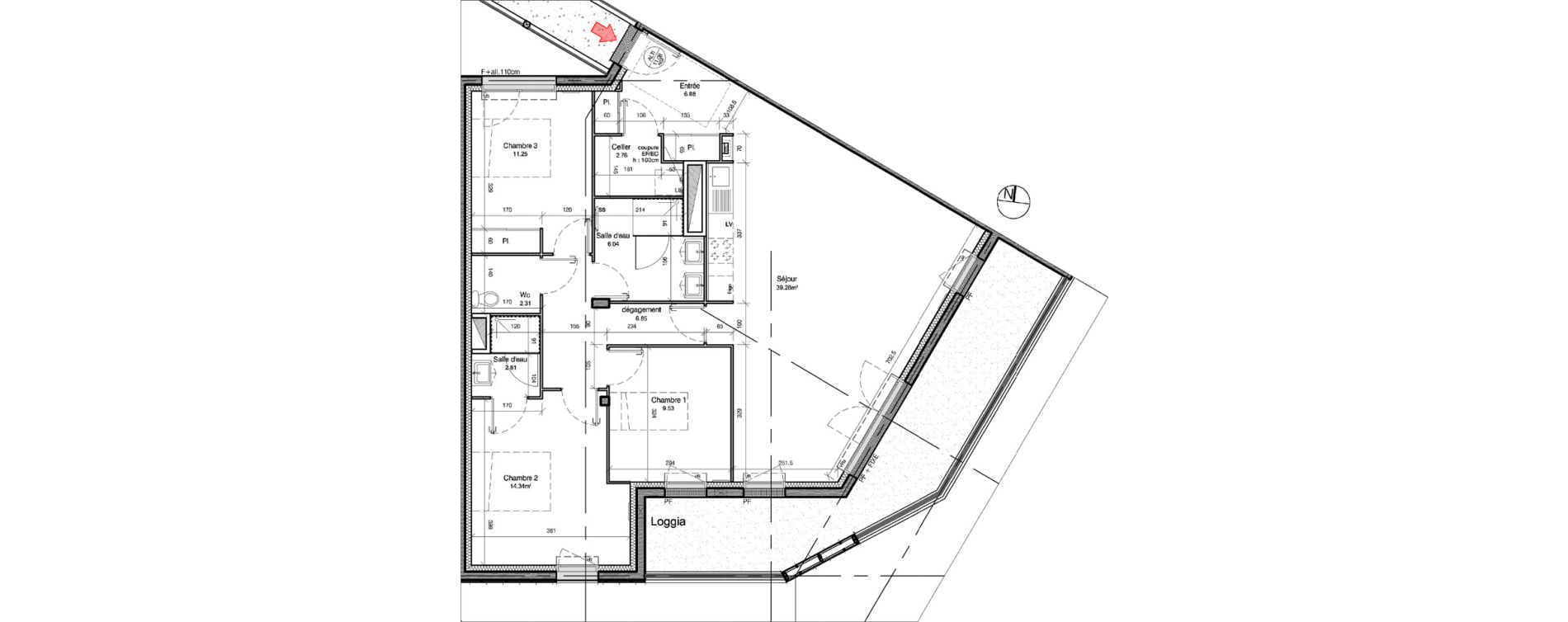 Appartement T4 de 102,50 m2 &agrave; La Rochelle Port-neuf