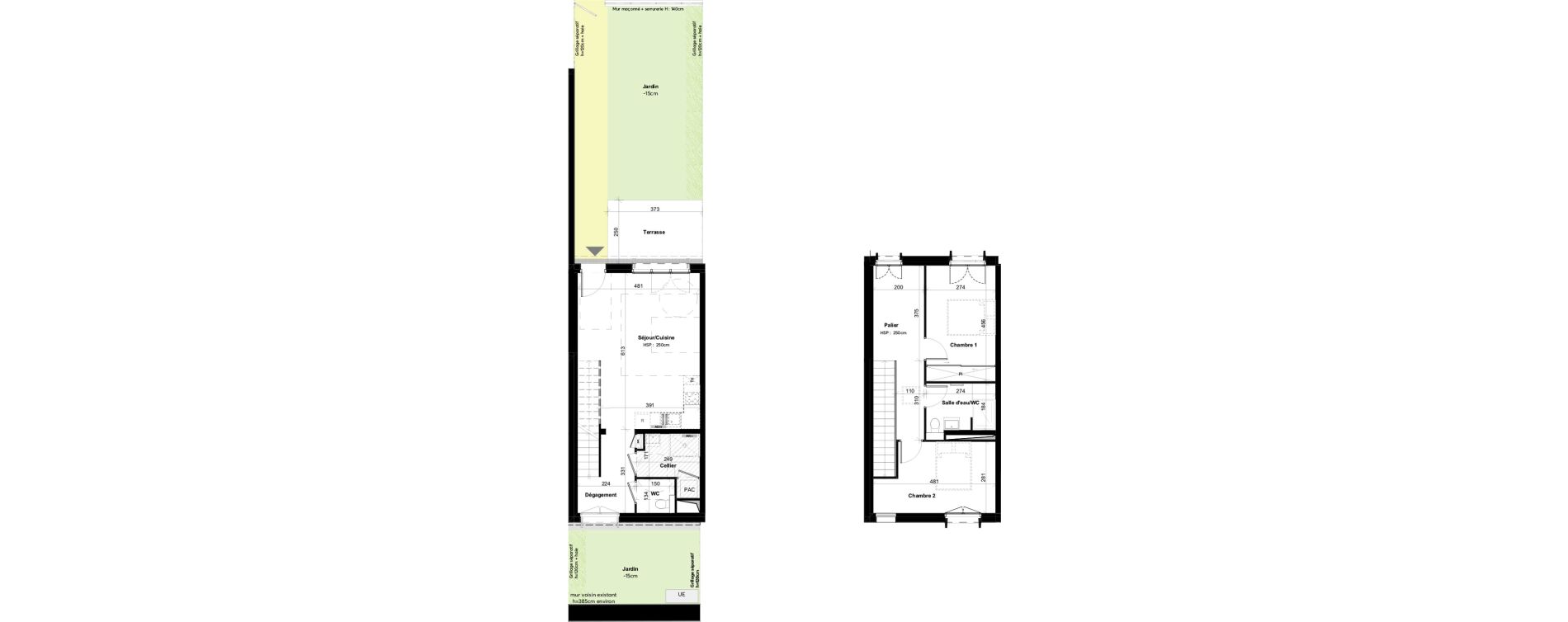 Duplex T3 de 81,39 m2 &agrave; La Rochelle Notre dame - arsenal