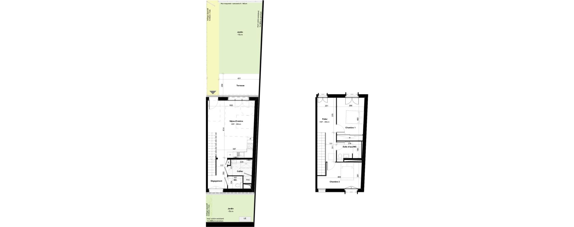 Duplex T3 de 81,81 m2 &agrave; La Rochelle Notre dame - arsenal