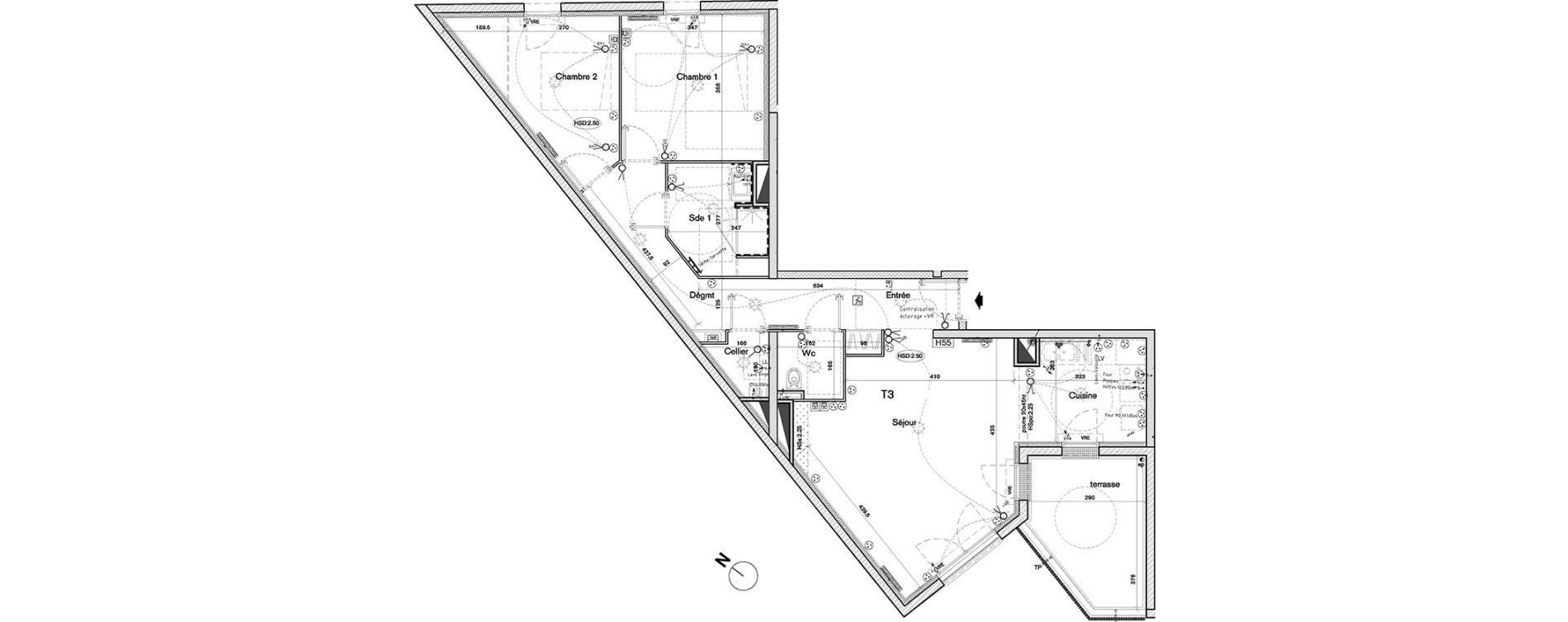 Appartement T3 de 79,02 m2 &agrave; La Rochelle Minimes - campus