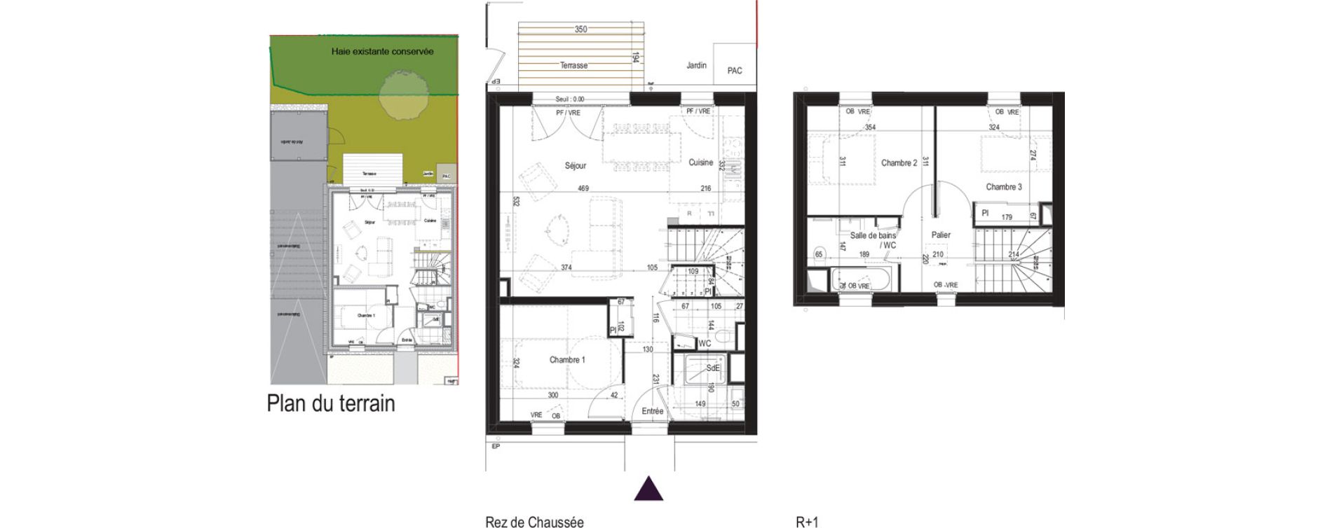 Maison T4 de 84,38 m2 aux Mathes Centre