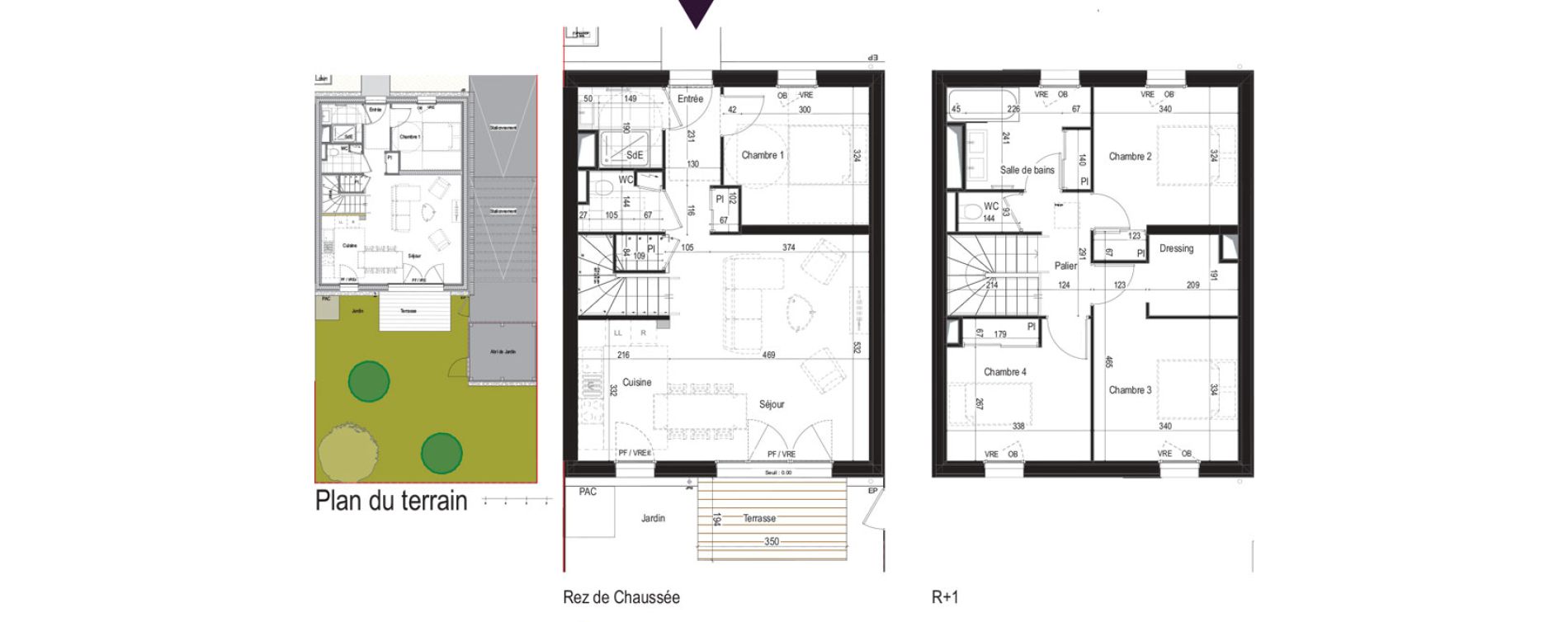 Maison T5 de 106,89 m2 aux Mathes Centre