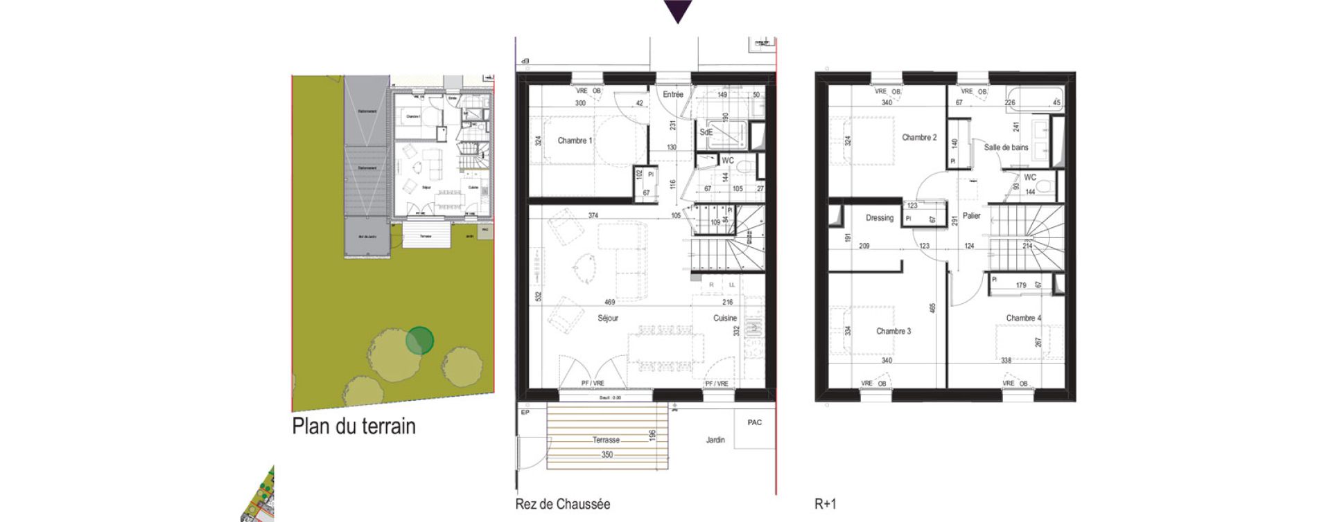 Maison T5 de 106,88 m2 aux Mathes Centre