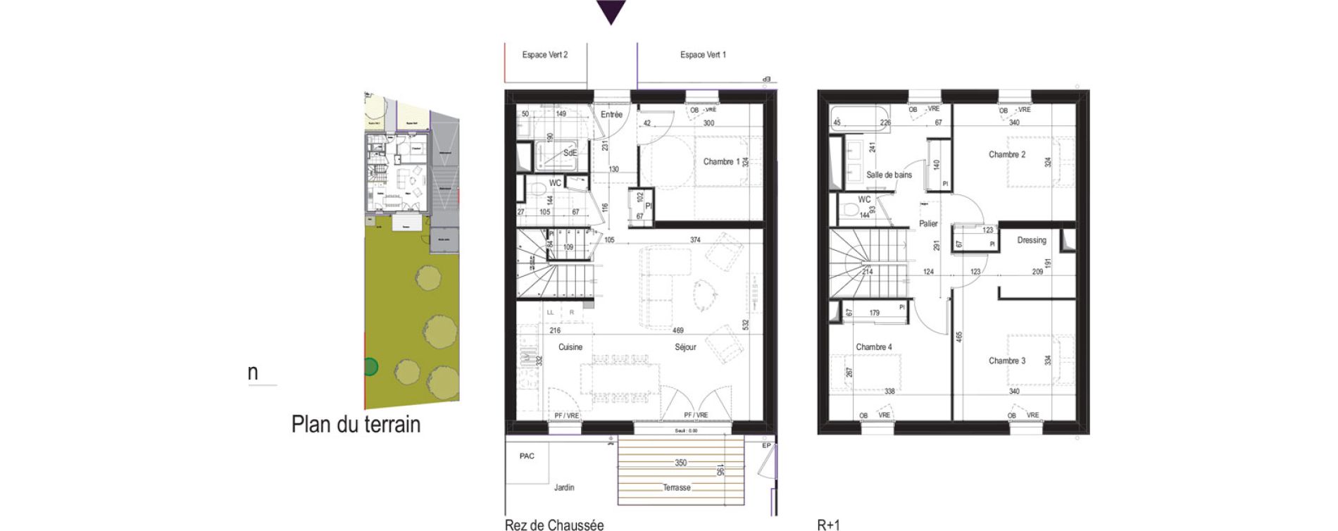 Maison T5 de 106,90 m2 aux Mathes Centre