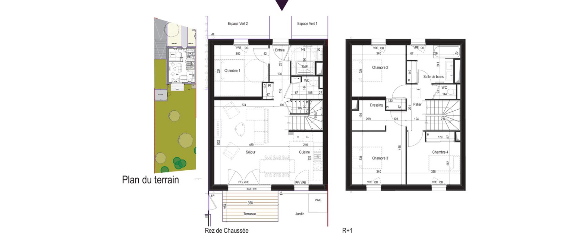 Maison T5 de 106,95 m2 aux Mathes Centre