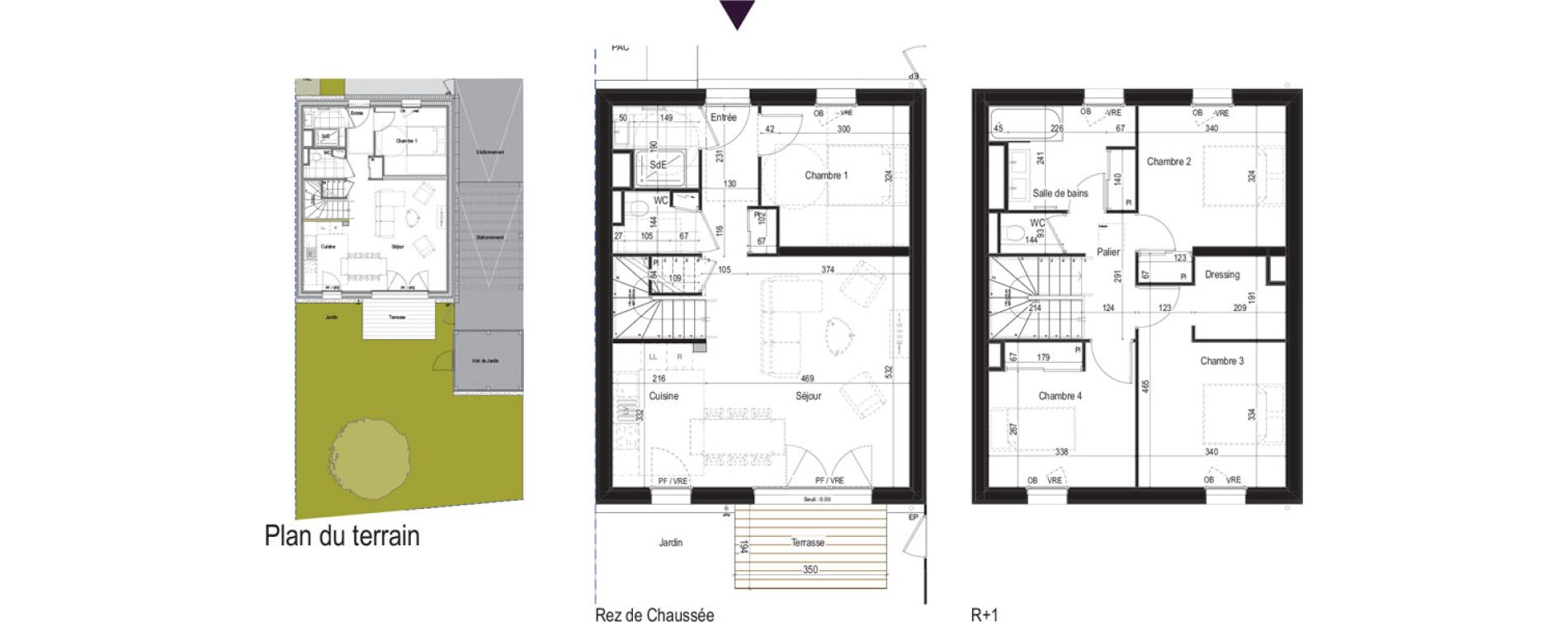 Maison T5 de 106,90 m2 aux Mathes Centre