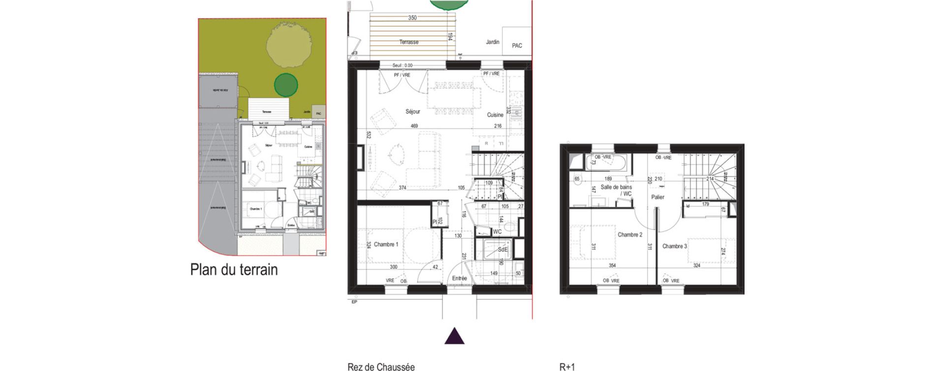 Maison T4 de 85,15 m2 aux Mathes Centre