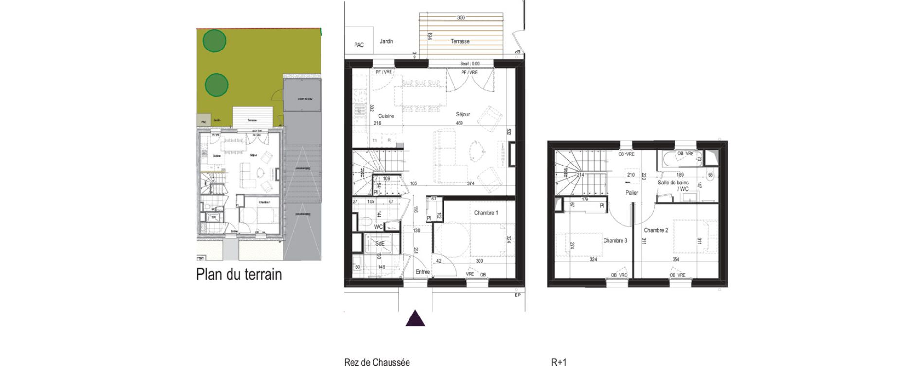 Maison T4 de 85,14 m2 aux Mathes Centre