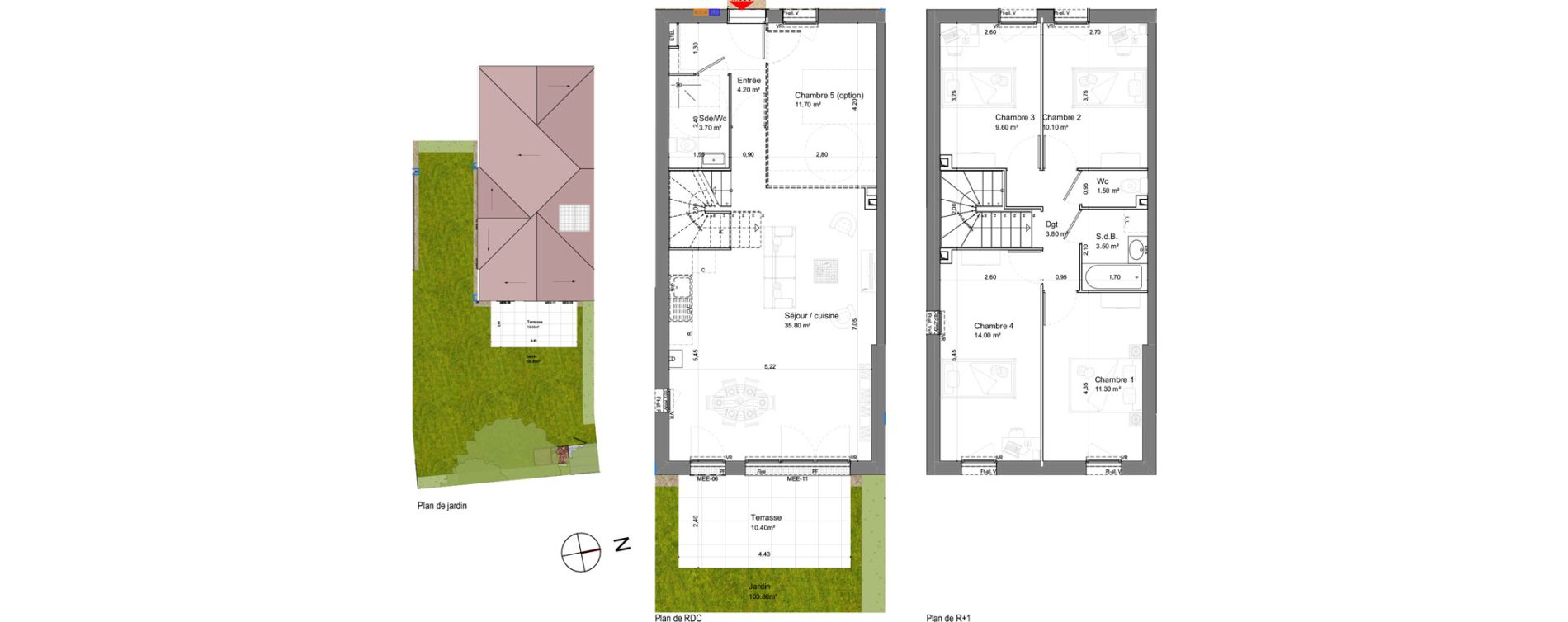 Maison T5 de 109,20 m2 &agrave; Nieul-Sur-Mer Centre