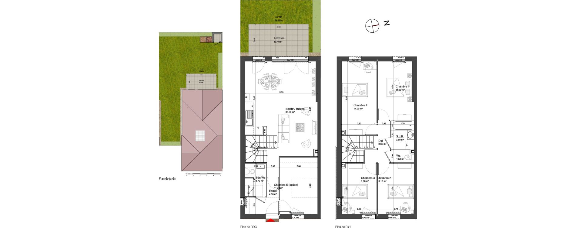 Maison T5 de 109,00 m2 &agrave; Nieul-Sur-Mer Centre