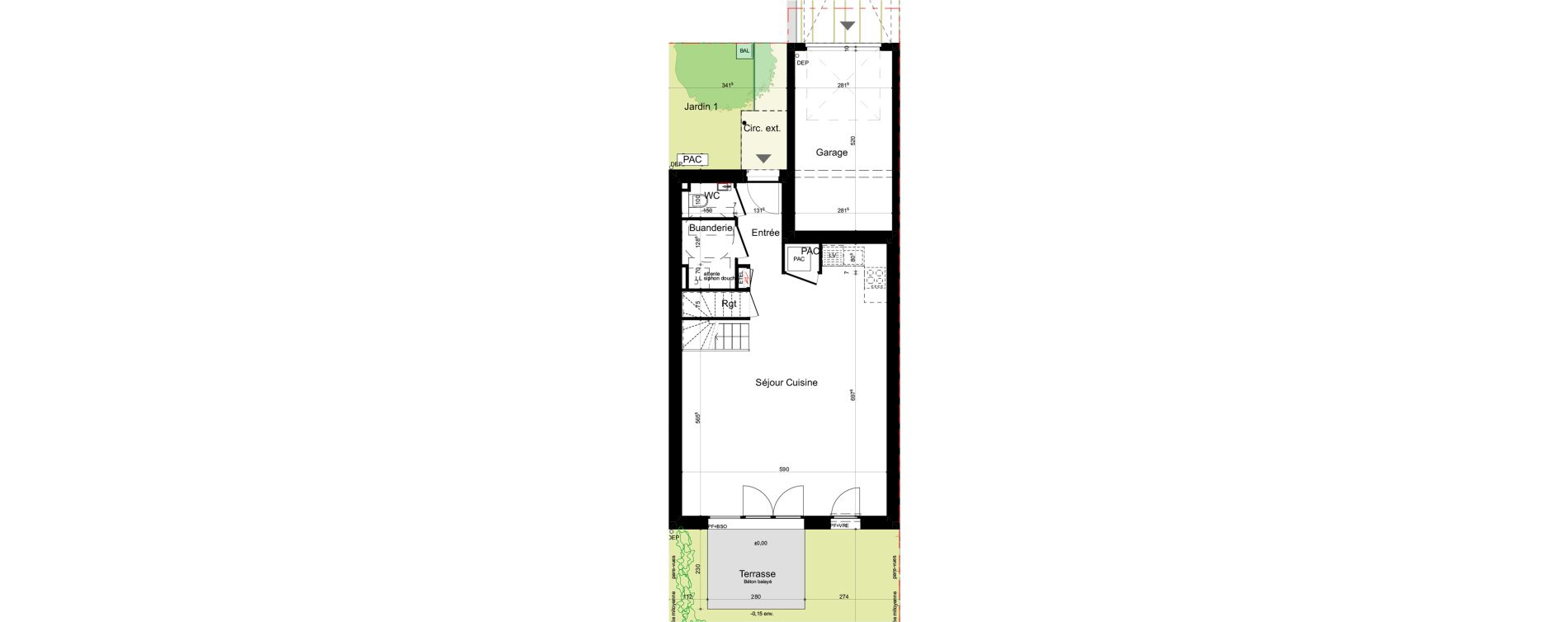 Maison T4 de 98,80 m2 &agrave; P&eacute;rigny Centre