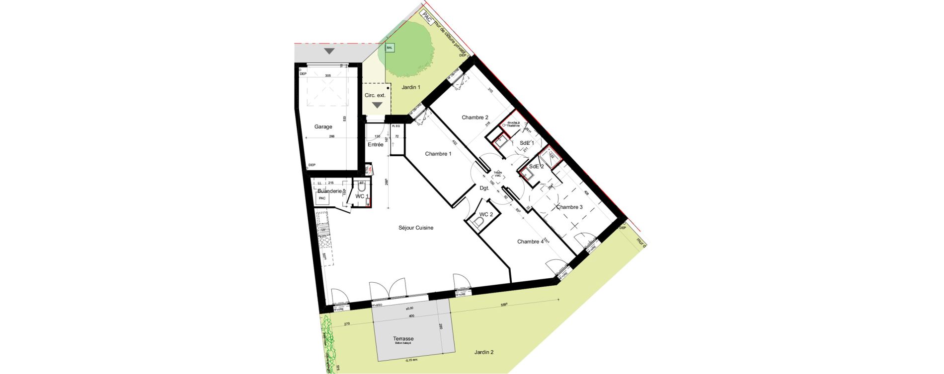 Maison T5 de 114,20 m2 &agrave; P&eacute;rigny Centre