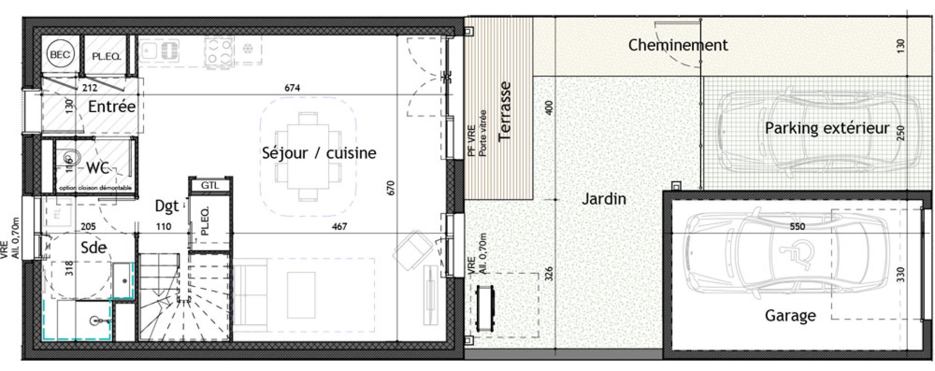 Maison T4 de 95,30 m2 &agrave; Puilboreau Centre