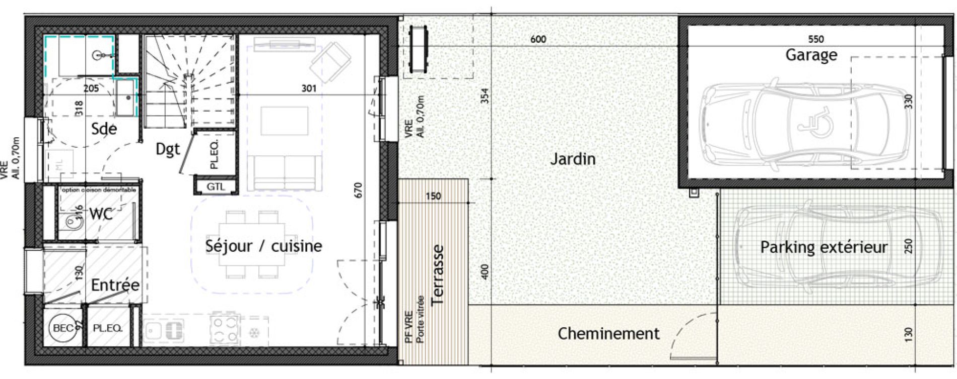 Maison T4 de 83,90 m2 &agrave; Puilboreau Centre