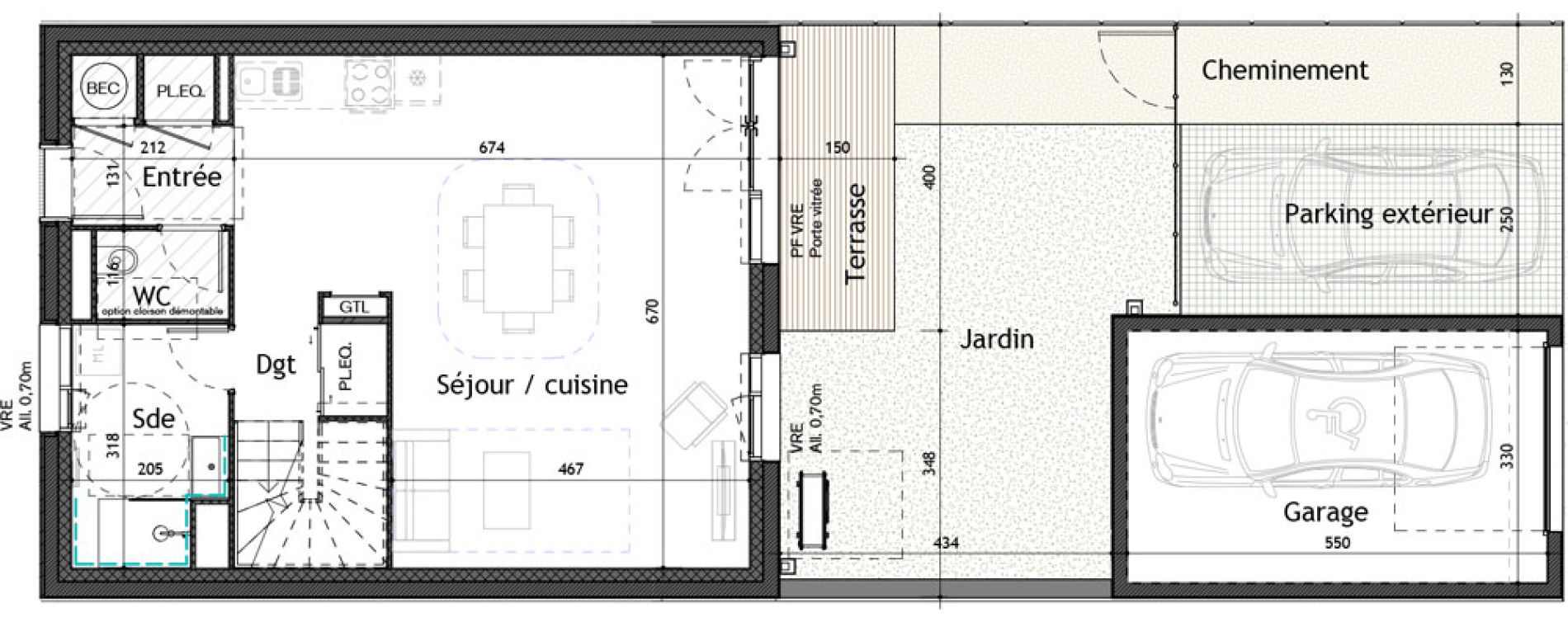 Maison T4 de 95,30 m2 &agrave; Puilboreau Centre