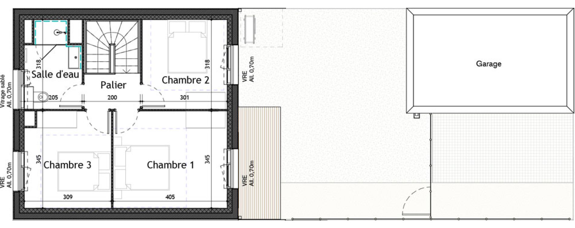 Maison T4 de 83,90 m2 &agrave; Puilboreau Centre