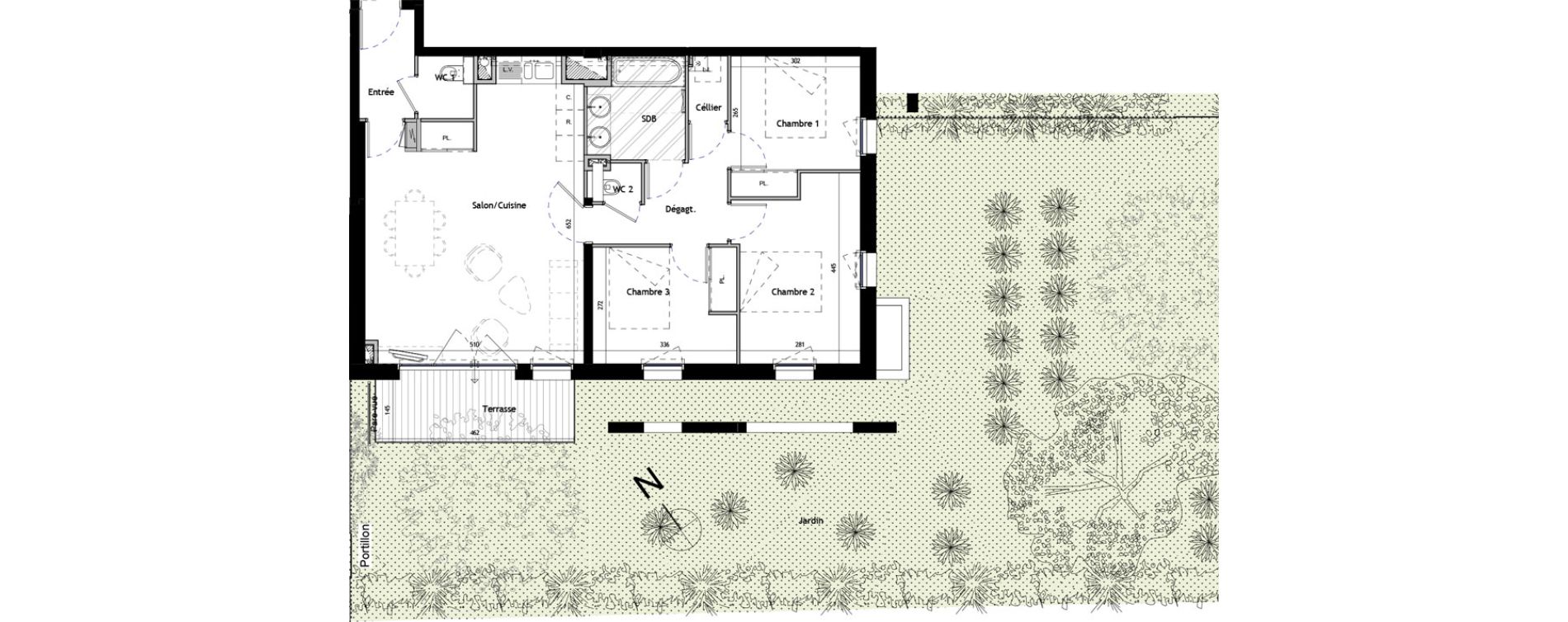 Appartement T4 de 79,72 m2 &agrave; Royan Pontaillac