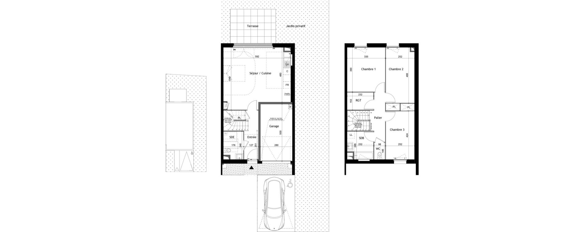 Maison T4 de 93,11 m2 &agrave; Royan Centre