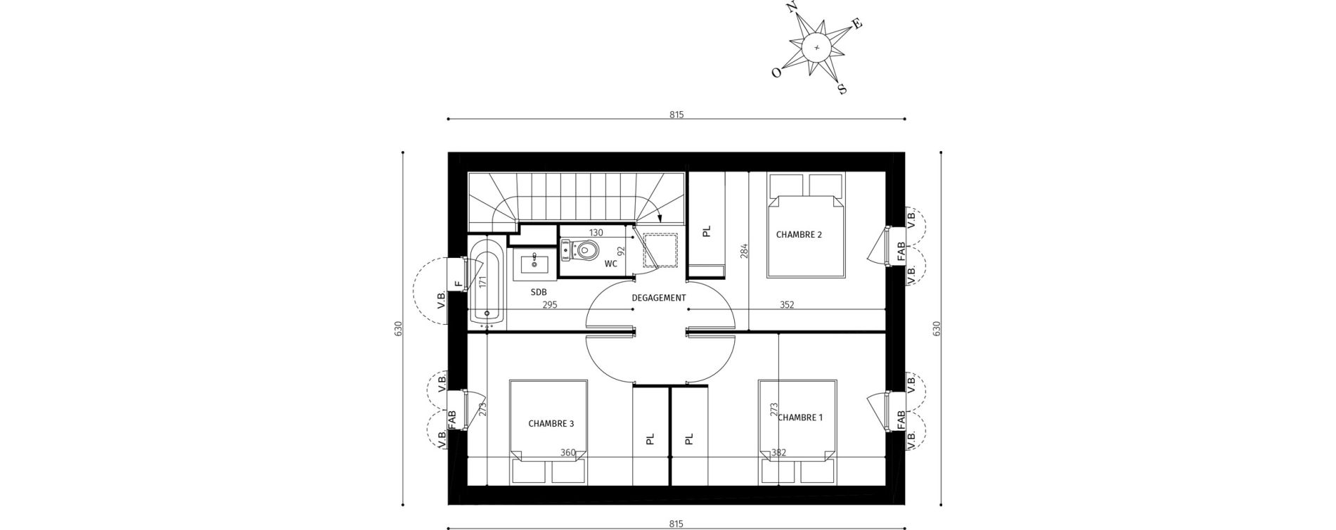 Maison T4 de 75,35 m2 &agrave; Saint-Georges-D'Ol&eacute;ron Centre