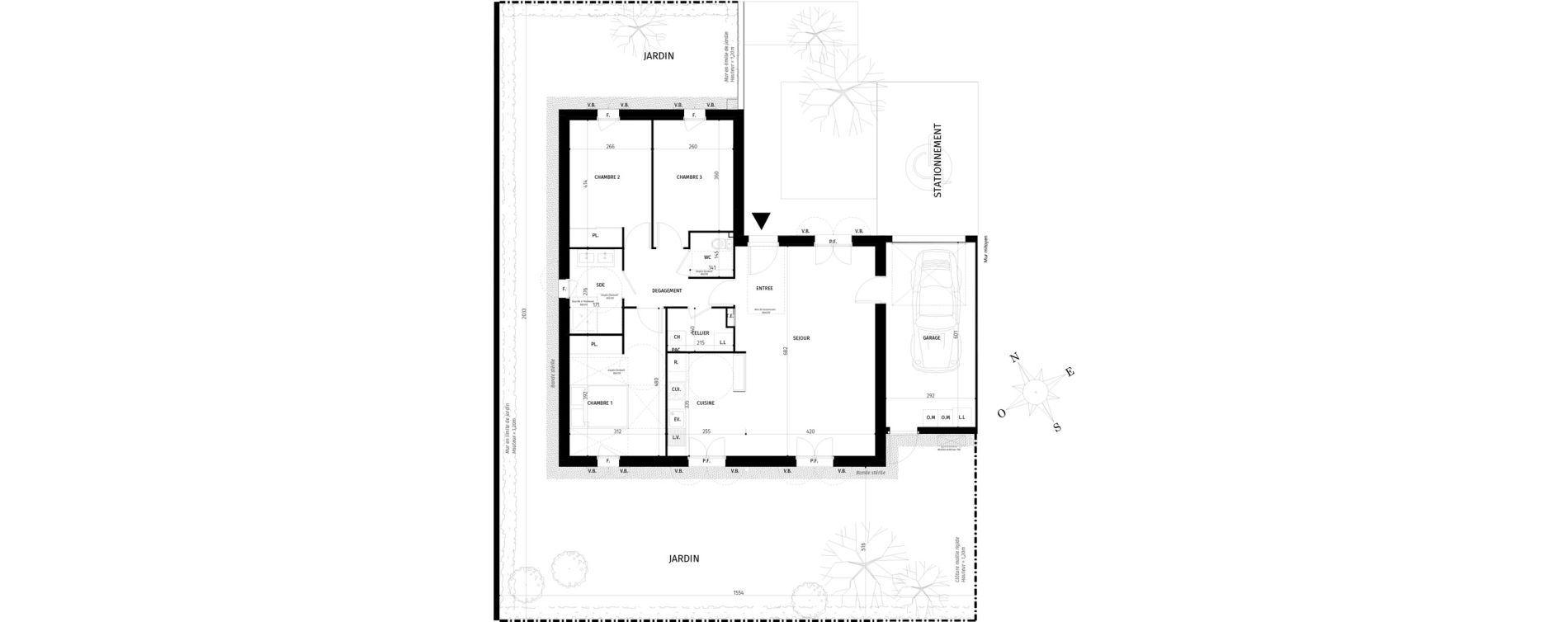 Maison T4 de 87,73 m2 &agrave; Saint-Georges-D'Ol&eacute;ron Centre