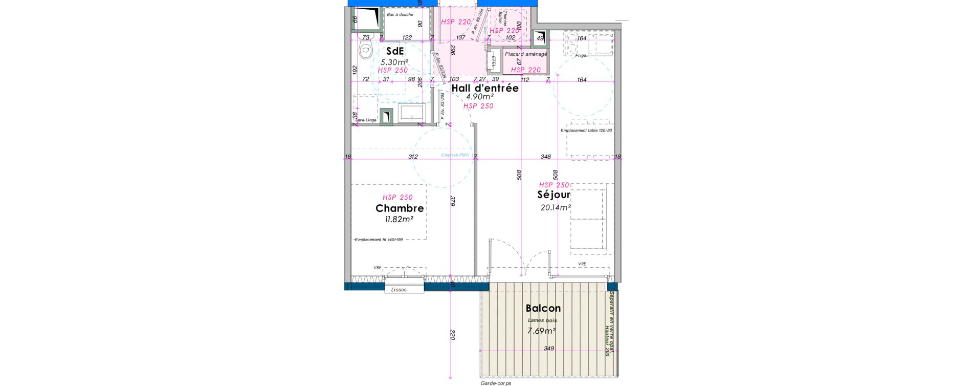 Appartement T2 de 42,16 m2 &agrave; Saint-Pierre-D'Ol&eacute;ron V&eacute;lodrome