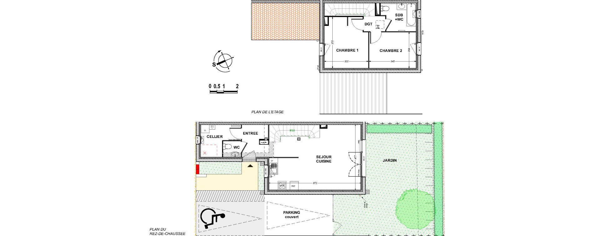 Maison T3 de 67,67 m2 &agrave; Saint-Xandre Centre