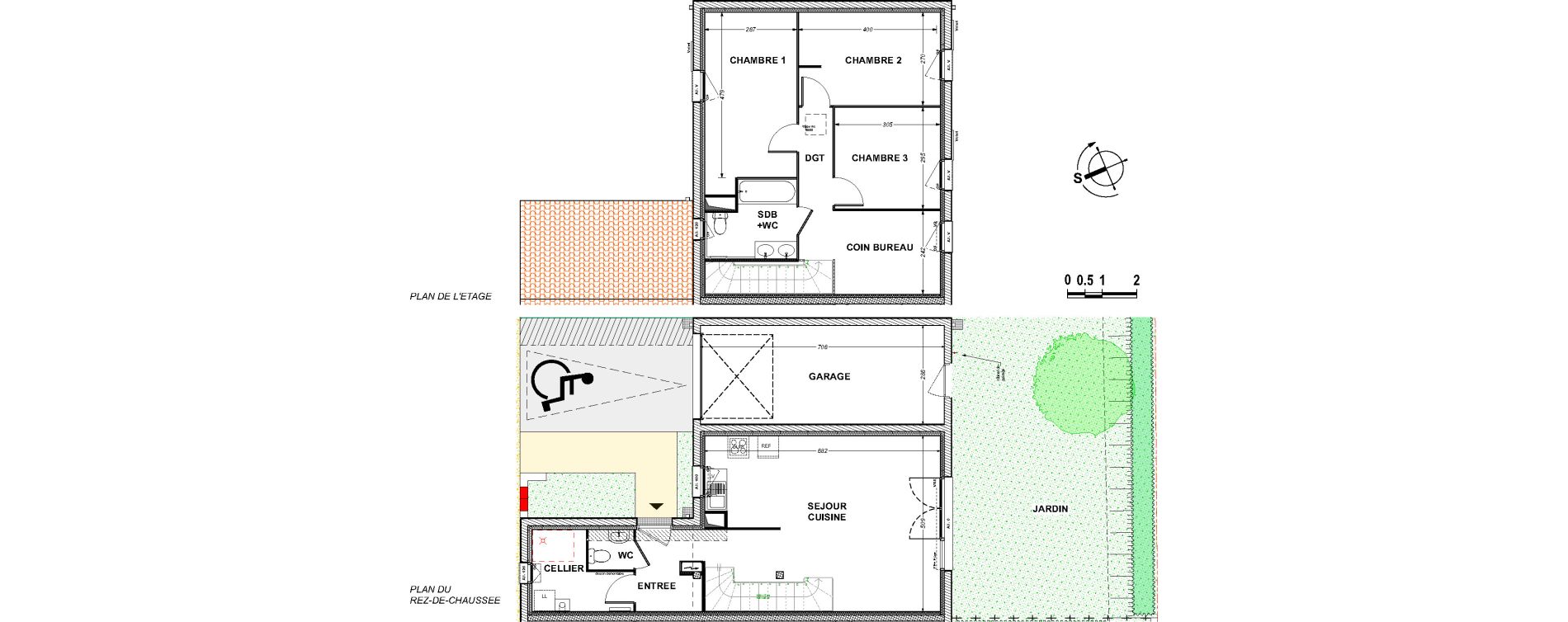 Maison T4 de 93,30 m2 &agrave; Saint-Xandre Centre