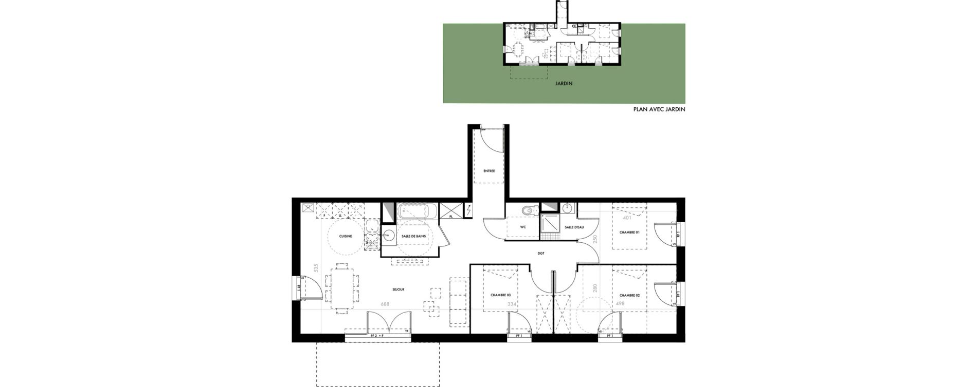 Appartement T4 de 83,14 m2 &agrave; Malemort-Sur-Corr&egrave;ze Centre