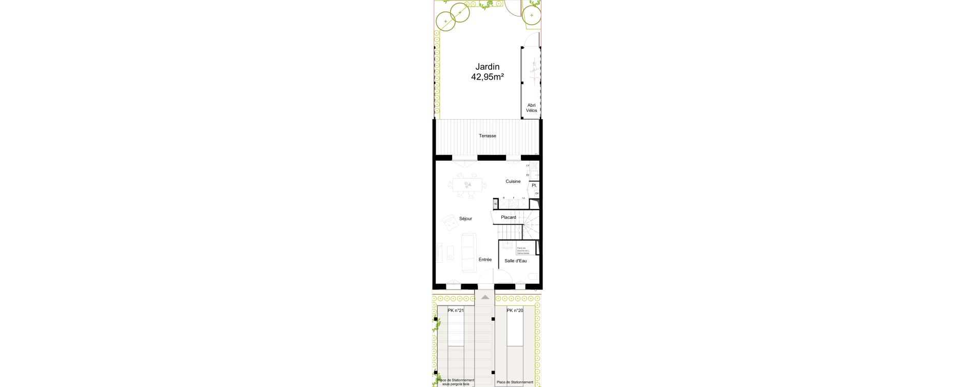 Duplex T4 de 87,64 m2 &agrave; Ambar&egrave;s-Et-Lagrave Centre
