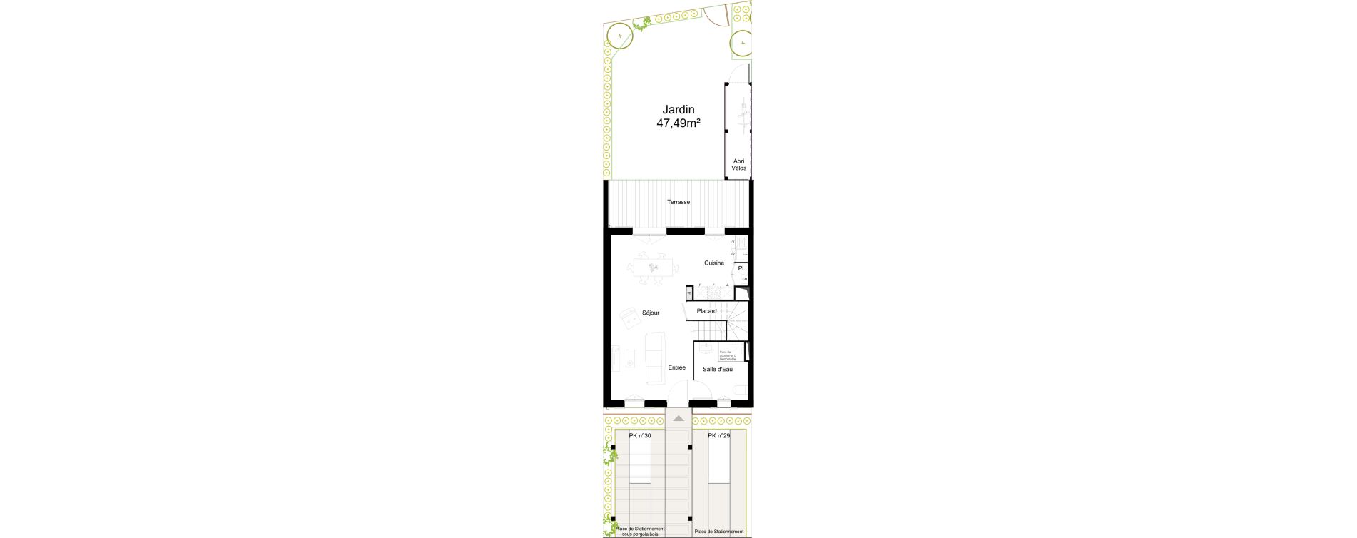 Duplex T4 de 86,78 m2 &agrave; Ambar&egrave;s-Et-Lagrave Centre