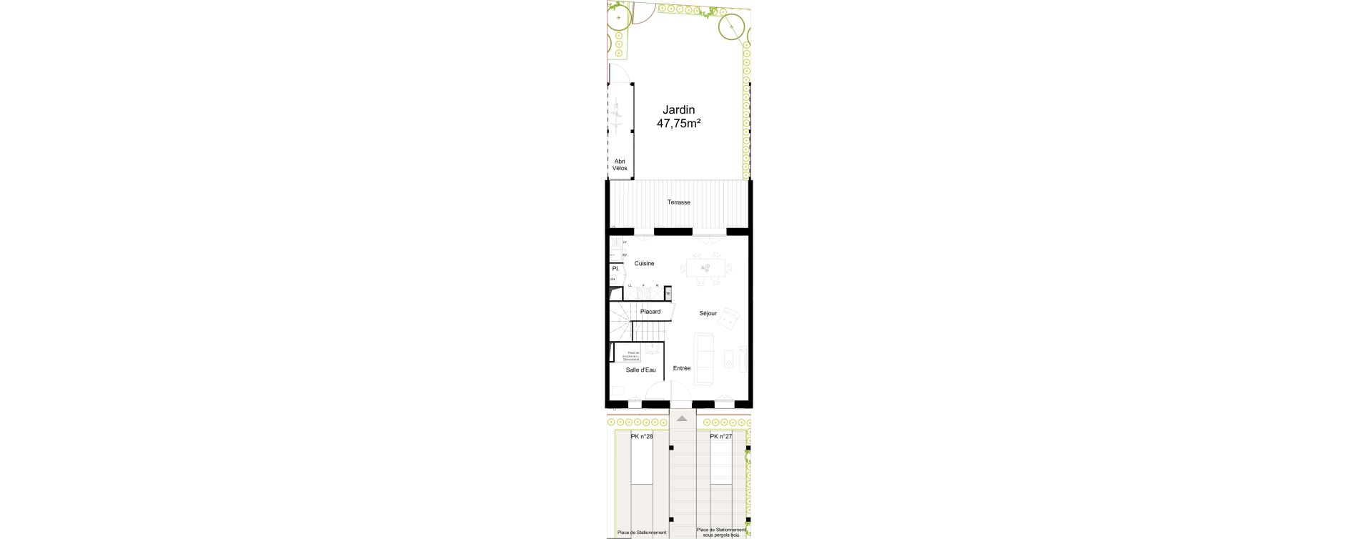 Duplex T4 de 87,64 m2 &agrave; Ambar&egrave;s-Et-Lagrave Centre