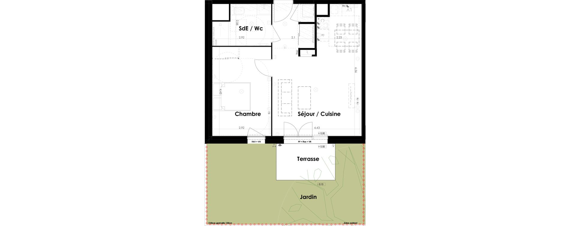 Appartement T2 de 46,25 m2 &agrave; Ambar&egrave;s-Et-Lagrave Centre