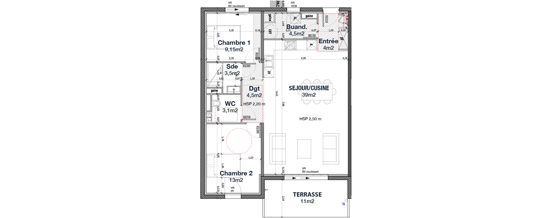 Appartement T3 de 80,75 m2 &agrave; Andernos-Les-Bains Centre