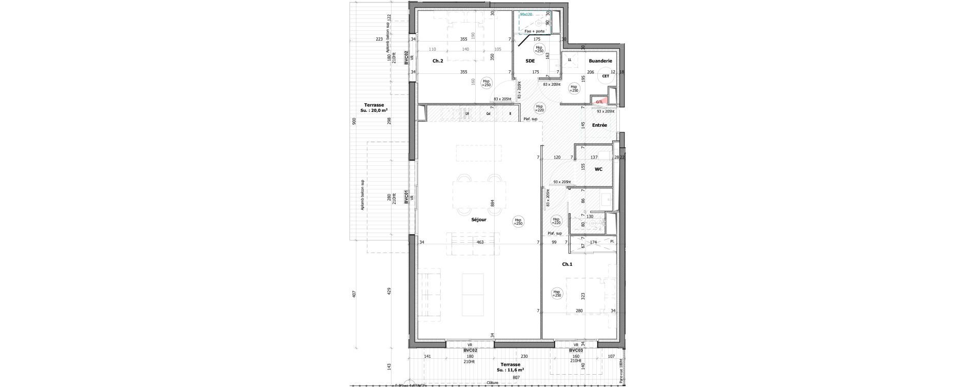 Appartement T3 de 90,00 m2 &agrave; Andernos-Les-Bains Centre