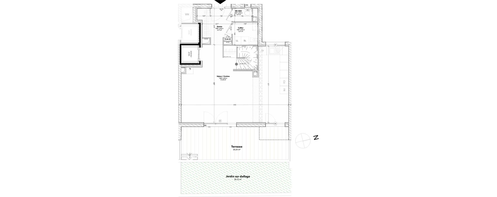 Maison T5 de 116,72 m2 &agrave; Arcachon Centre