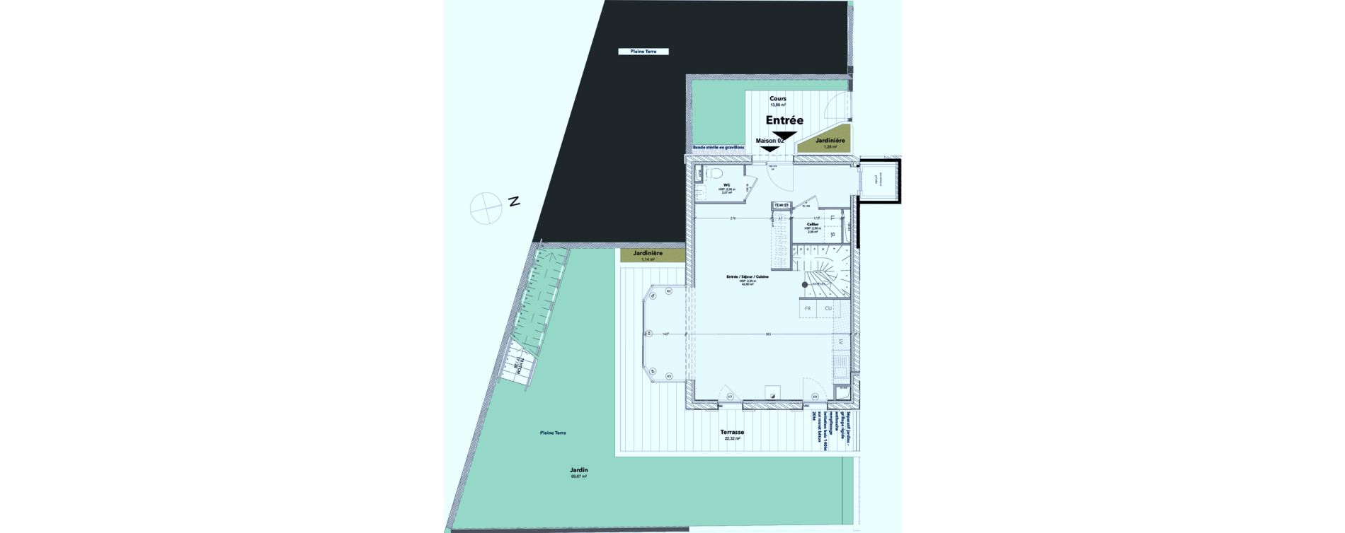 Maison T5 de 114,20 m2 &agrave; Arcachon Centre