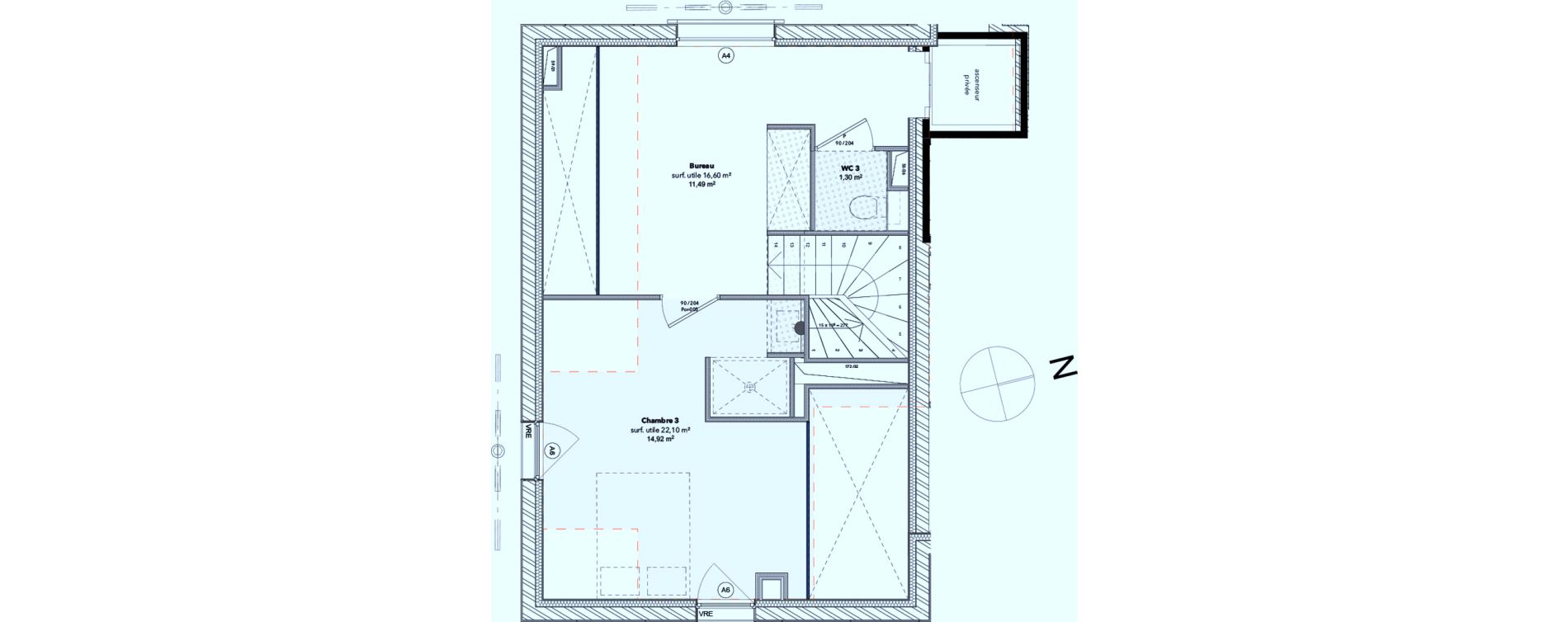 Maison T5 de 114,20 m2 &agrave; Arcachon Centre