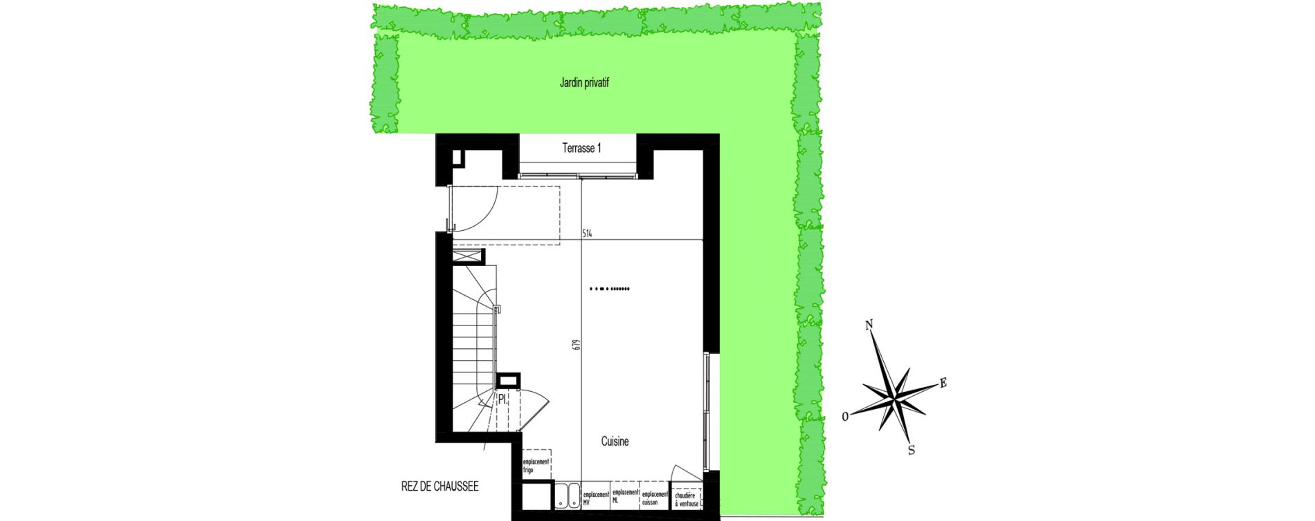 Maison T4 de 76,14 m2 &agrave; Arcachon Centre