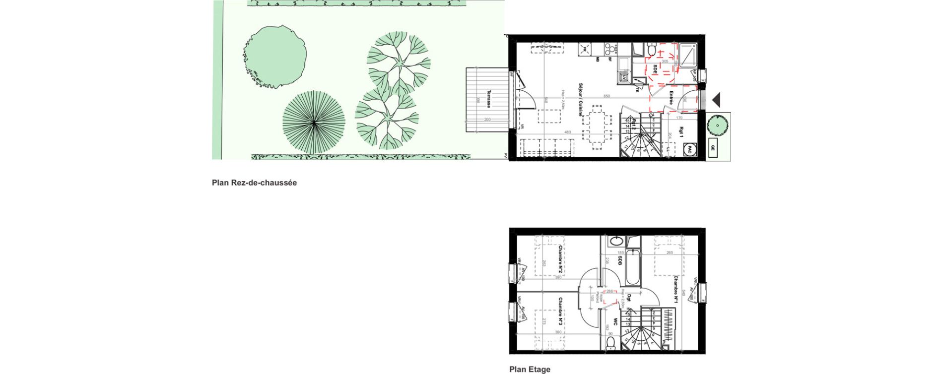 Duplex T4 de 82,70 m2 &agrave; Artigues-Pr&egrave;s-Bordeaux Centre