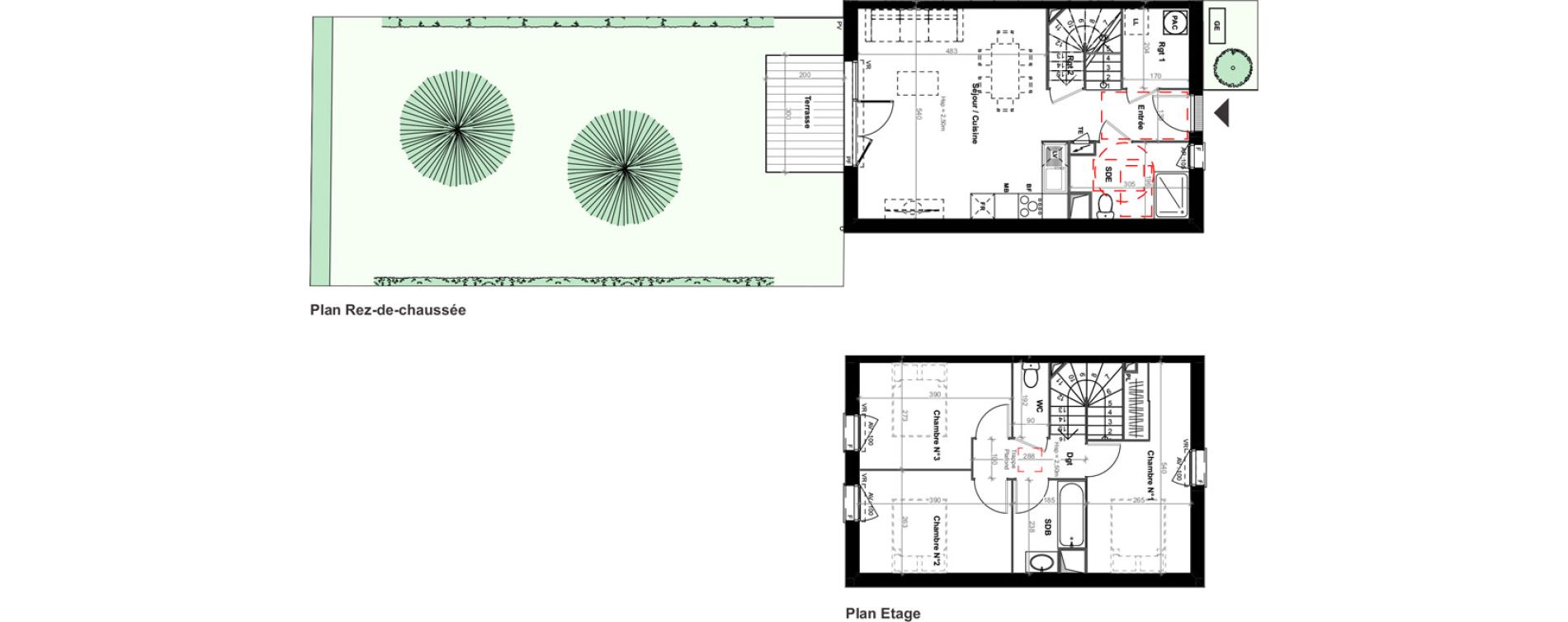 Duplex T4 de 82,70 m2 &agrave; Artigues-Pr&egrave;s-Bordeaux Centre