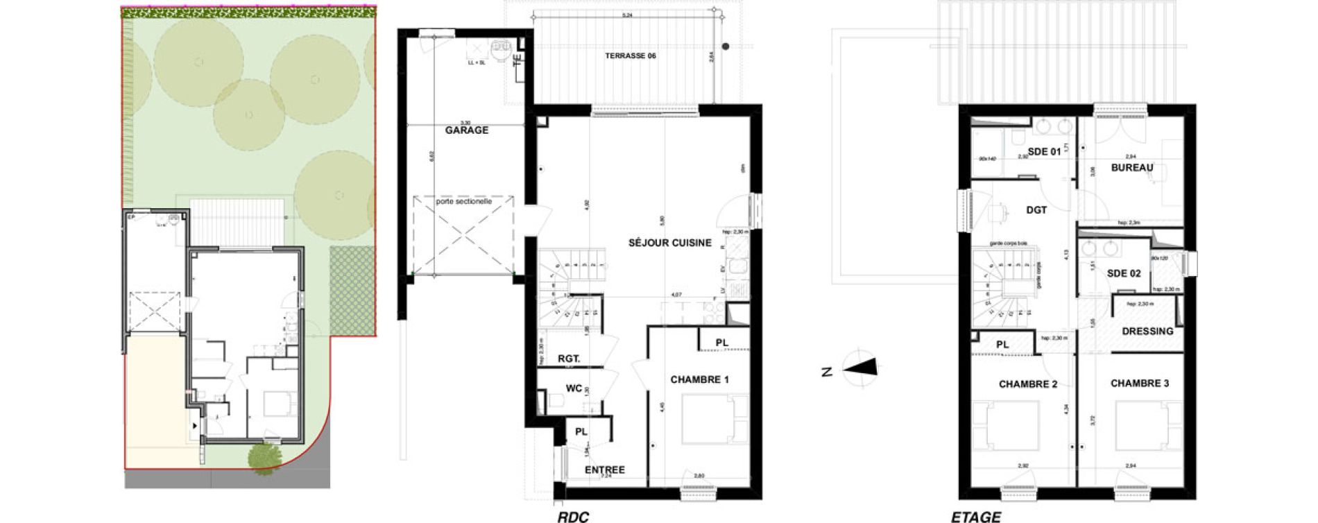 Villa T4 de 109,32 m2 &agrave; Artigues-Pr&egrave;s-Bordeaux Centre