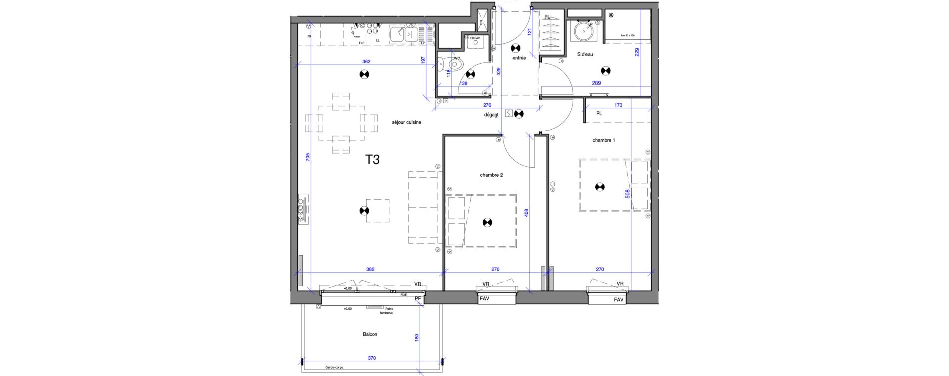 Appartement T3 de 65,04 m2 &agrave; Audenge Centre