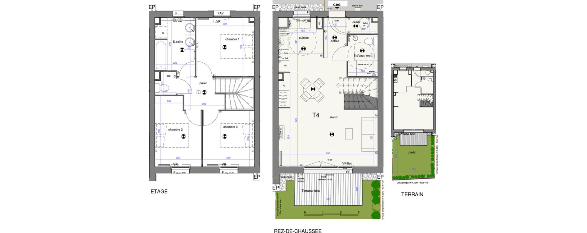 Maison T4 de 83,79 m2 &agrave; Audenge Centre