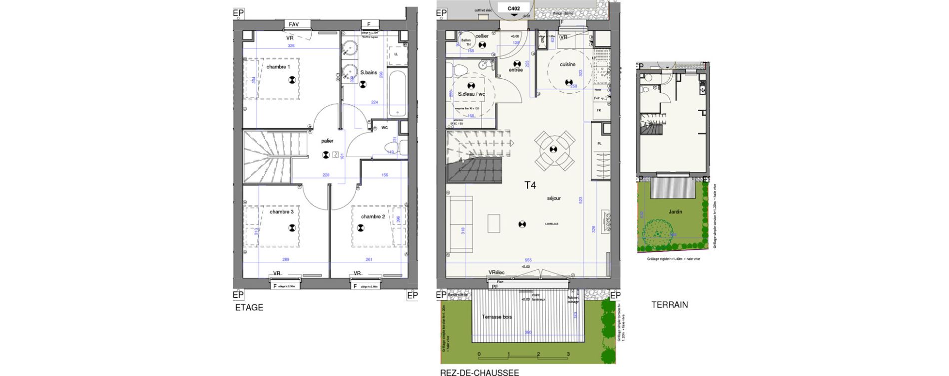 Maison T4 de 83,79 m2 &agrave; Audenge Centre